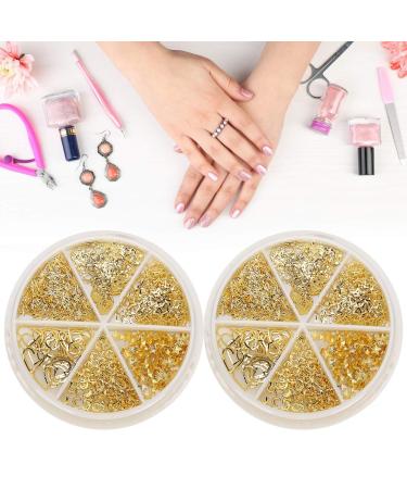 Buy Dekaim Nail Art Decorations - Metal Nail Ornaments for Stunning Makeup | XS Size | International Shipping - Buy Online on GoSupps.com