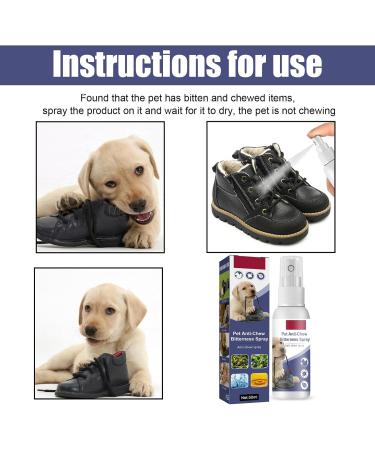 Keeoysie No Chew Spray for Dogs & Cats - 2Pcs Anti-Chew & Anti-Scratch Bitter Spray - Protect Furniture Clothes & Shoes - 50ml - Buy Online on GoSupps.com