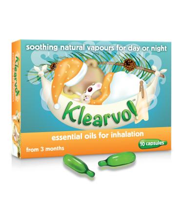 Klearvol Essential Oils Inhalation Capsules | from 3 months + | Karvol Alternative | Natural Vapours for Day and Night