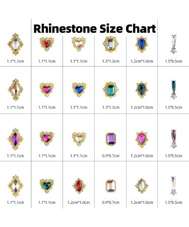 240 Special-Shaped Rhinestone Diamonds Kit - DIY Nail Art, Face Makeup & Shoe Decorations - Buy Online on GoSupps.com