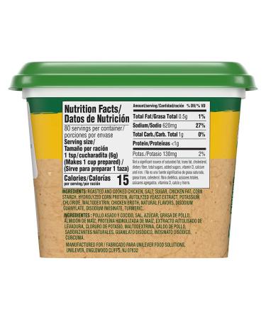 Knorr Professional Ultimate Chicken Stock Base Gluten Free  No Artificial Flavors or Preservatives  No added MSG  Colors from Natural Sources  1 lb  Pack of 6 Chicken Gluten Free - Buy Online on GoSupps.com