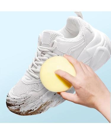 Shoes Multifunctional Cleaning Cream White Shoe Cleaning Cream with Sponge Sneaker Whitening Cleaner Shoes Stain Remover Multifunctional Leather Shoes Handbag Cleaner 2pcs - Buy Online on GoSupps.com
