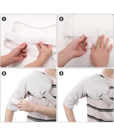 Peutier Adjustable Castor Oil Packs for Shoulders - Flannel Compress Wrap with Velcro Fastener (No Oil Included) - Enhance Wellness Internationally - Buy Online on GoSupps.com