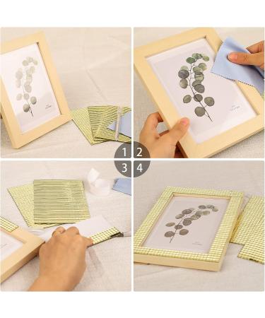 3600 Self-Adhesive Mirrors Mosaic Tiles Sticker for Crafts - Gold Square Glass Tiles Decoration - Buy Online on GoSupps.com