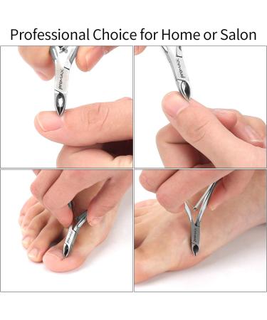 ProMax Professional Grade Cuticle Nipper/Cuticle Cutter/Clipper Made of High Grade Stainless Steel Brush Finish-Flat- Double Spring For Nail Art Tool and Manicure/Pedicure (Full Jaw)10-10027 - Buy Online on GoSupps.com