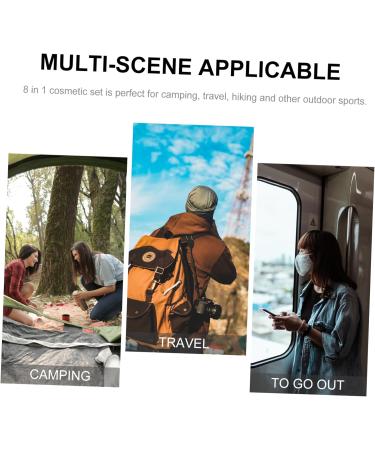 POPETPOP Fingernail Trimmer Tools Mirrors Nail Trimming Kit Nail Kit The Mirror Stainless Hair Double Bun 8 in 1 Nail File Nail Trimmer Kit Fingernail File Pink Manicure - Buy Online on GoSupps.com