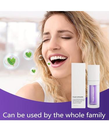 ACSUSS Purple Color Enhancing Toothpaste - Deep Clean and Fresh Breath Formula Purple One Size One Size Purple - Buy Online on GoSupps.com