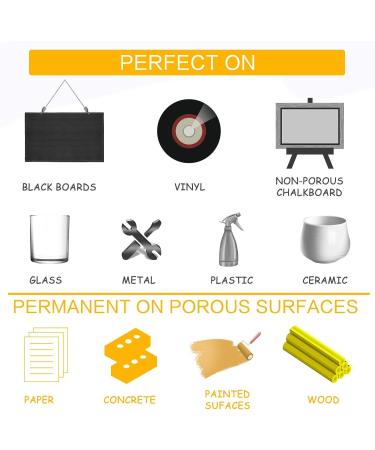 GOTIDEAL Liquid Chalk Markers - Fine Tip, 8 Colors, Washable - For Windows, Chalkboards, Glass, Cars - Non-Toxic, Reversible Tip 3mm - Buy Online on GoSupps.com