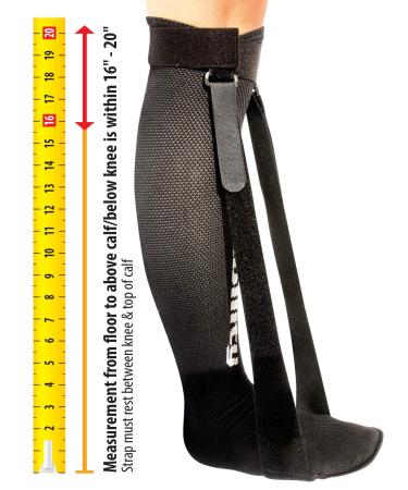 StrictlyStability Double Strap Night Sock for Plantar Fasciitis and Achilles Tendonitis (Large) Large (Pack of 1) - Buy Online on GoSupps.com
