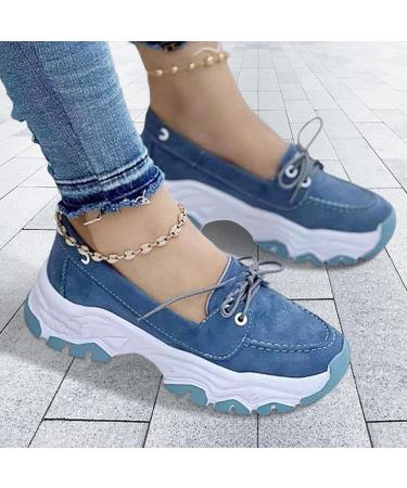PASUKIT 2023 Orthopedic Sneakers for Women - Breathable Arch Support Shoes Blue US 8 - Buy Online on GoSupps.com