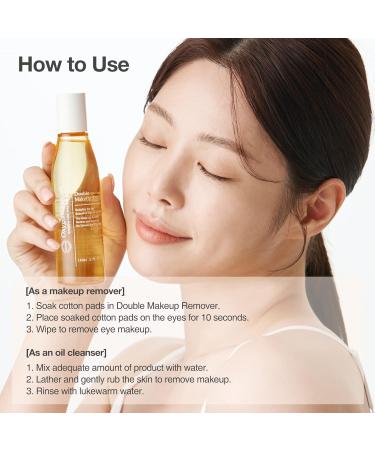 Double Makeup Remover 110ml - Gentle Cleansing Oil for Face Eyes & Lips | International Shipping Available - Buy Online on GoSupps.com