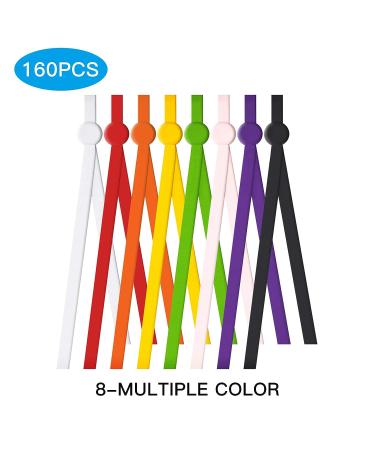 160PCS Adjustable Elastic String with Cord Lock for Masks - DIY Mask Making Kit with 8 Color Options - Buy Online on GoSupps.com