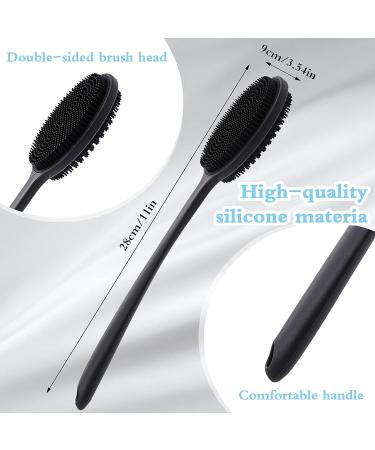 WLLHYF Silicone Back Scrubber - Long Handle Bath & Shower Brush for Effective Cleaning | International Shipping Available - Buy Online on GoSupps.com
