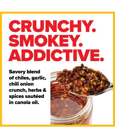 Chile Crunch Original - All-Natural Spicy Condiment - 3 Pack (8oz Each) - Buy Online on GoSupps.com