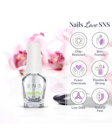 SNS Base Coat Nail Polish for Nail Dip Powder - EA Bond Refill for Improved Adhesion Nail Health & Low-Odor No UV Lamp Needed - 2 Oz - Buy Online on GoSupps.com