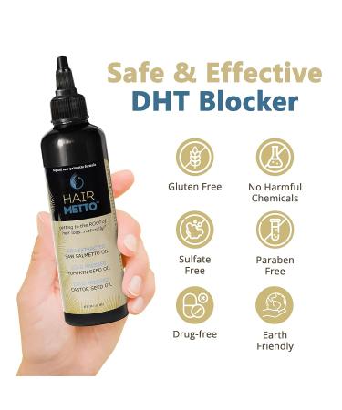 HAIRMETTO Topical Hair Oil 118mL - Saw Palmetto & Pumpkin Seed Oil Hair Loss Product for Growth, Dry Scalp Relief, & Root Strengthening - Lavender Scent - Buy Online on GoSupps.com