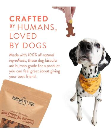 Portland Pet Food Co. Handcrafted All-Natural Grain-Free Dog Biscuits - USA Sourced, Gluten-Free, Human-Grade Pumpkin Treats (5 oz) - Buy Online on GoSupps.com