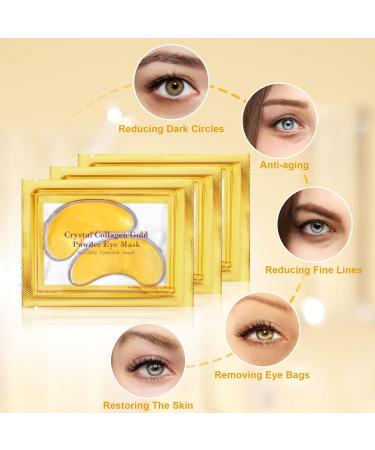 URAQT Under Eye Treatment Masks - 10 Pairs Natural Eye Gel Patches for Wrinkles, Eye Bags, and Dark Circles - Buy Online on GoSupps.com
