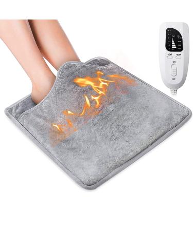 LJZLJZ Warm Shoes Winter Foot Warmer Washable Home Heating Pad 40-60 C Adjustable 30-120 Minutes Timer 360 Locking Temperature A