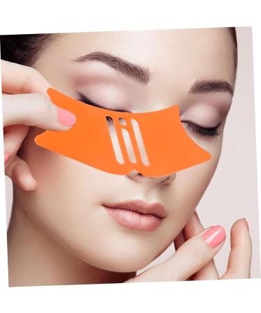 Didiseaon Liquid Eyeliner Heated Lash Curler Make up Eyeliner Aid Mascara Guard Mold Auxiliary Eyes Miss 10.3x3.8cm Orange - Buy Online on GoSupps.com