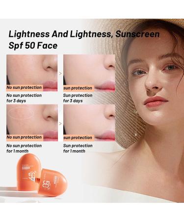 SPF50+ Sun Cream Face Moisturiser Brightening Serum For Face High Protection Against Uva & Uvb Face Suncream Sun Cream For All Skin Types Anti Aging&Skin Brightening Skin Barrier Repair 50g - Buy Online on GoSupps.com