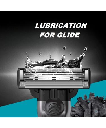 Buy Mach3 Charcoal Razor for Men - 1 Handle + 4 Blade Refill | International Shipping Available - Buy Online on GoSupps.com