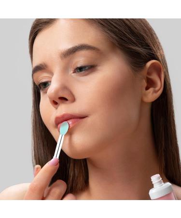 12 Pcs Silicone Lip Brushes Lipstick Brushes Applicator Reusable Cosmetic Brush Set Mini Silicone Lip Balm Brush Portable Lip Applicator Brushes (Green) - Buy Online on GoSupps.com