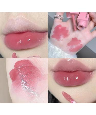 Water Glow Lip Tint Long Lasting Moisturizing Lip Oil Lip Tint Tinted Gloss Non-Stick Cup Waterproof Lip Tint Mini Moisturizing Lip Gloss Gift for Her - Buy Online on GoSupps.com