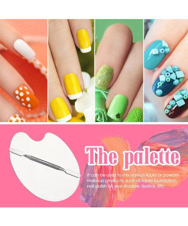  Ecoticfate Makeup Mixing Palette | Makeup Mixing Tray - Paint Tray Palette with Fine Grinding and Double Ended Non Slip Toning Stick for Lipstick Ecoticfate - Buy Online on GoSupps.com