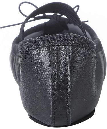 Linodes Leather Ballet Shoes - Toddler/Little/Big Kid/Women - Size 5 - Black - Buy Online on GoSupps.com
