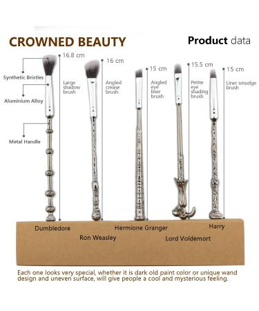 Wizard Wand Makeup Brush Set - Magic Eyeshadow Brushes & Faux Leather Roll | Shop Now! - Buy Online on GoSupps.com