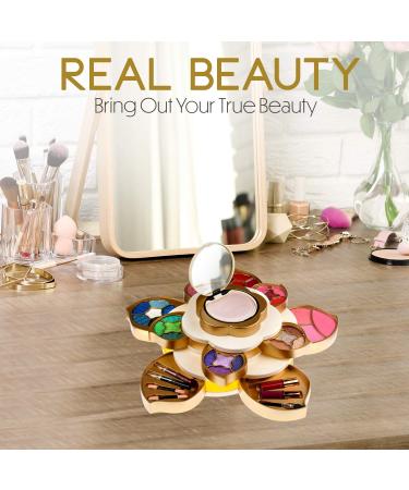 CoralBeau Flower Shaped Makeup Set for Women - Luxurious Adult & Teen Girls Cosmetic Kit - Buy Online on GoSupps.com