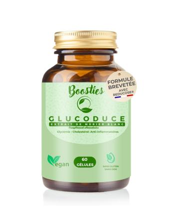 MORUS ALBA - Glucoduce Reducose (White Mulberry Extract) 750mg Weight Reduces Blood Glucose Level Reduces Cholesterol Regulates Appetite- 60 Vegan Capsules Boosties