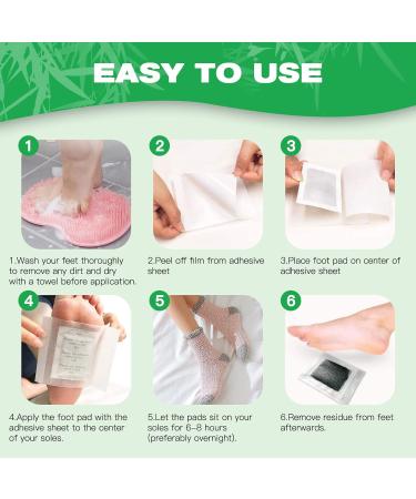 100 Pack Ginger Foot Pads with Adhesive Sheets | Stress Relief & Improved Sleep | Remove Impurities | Travel & Home Use (Gold) - Buy Online on GoSupps.com