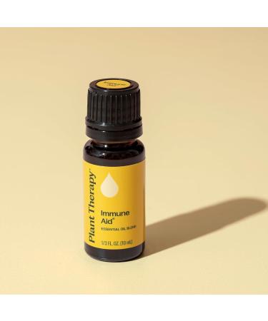 Plant Therapy Immune Aid Essential Oil Blend 10 mL (1/3 oz) 100% Pure Undiluted Natural Aromatherapy Natural Immune Support Fresh Scent - Buy Online on GoSupps.com