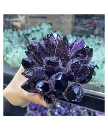 Natural Crystal Rough Crystals 1pc Natural Rare Purple Quartz Crystal Cluster