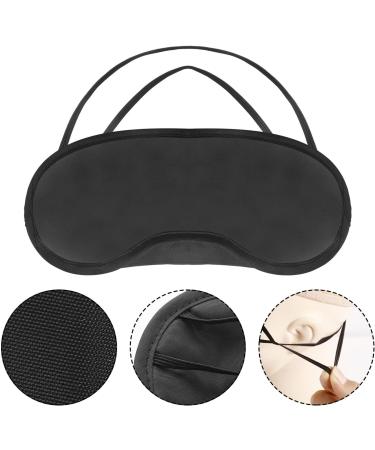 10 Soft & Breathable Sleep Masks for Side Sleepers - Light-Blocking Adjustable Blindfolds for Men Women & Kids - Black - Ideal for Comfortable Sleep - Buy Online on GoSupps.com