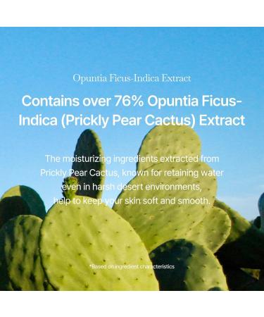 ODELOI Cactus 76% Serum Luftig 1.69 fl.oz / 50ml Water Based Hydration with Opuntia Extract Hyaluronic Acid & Allantoin For Dry and Sensitive Skin Types Korean Skincare - Buy Online on GoSupps.com