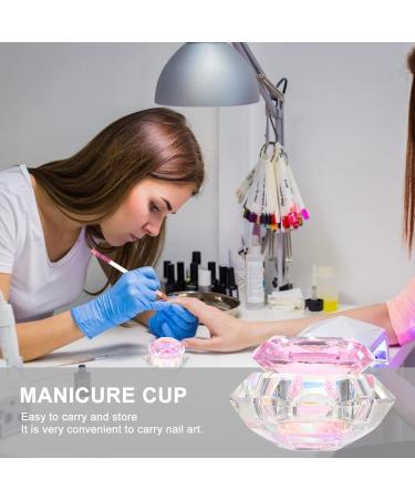 Fomiyes Glass Dappen Dish - 8x8cm Crystal Bowl for Acrylic Powder & Nail Art | Candy Holder | International Shipping - Buy Online on GoSupps.com