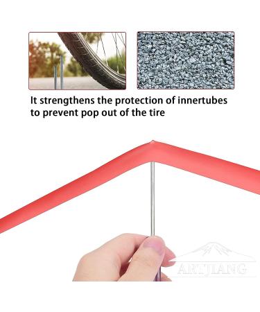 Tubeless Rim Tape Pack - Puncture Resistant PVC Strips for Bike Rims (Red) - 26x18 - Set of 2 - Buy Online on GoSupps.com