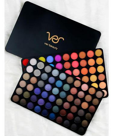 VER Modern Portable 120 Eyeshadows Palette - Shimmer and Matte Shades - Buy Online on GoSupps.com