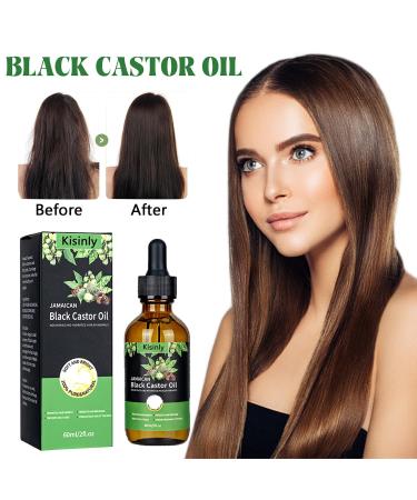 Jamaican Black Castor Oil - 2 Pcs Organic Cold-Pressed Unrefined Oil for Hair Growth Eyelashes Skin & Nail Care | International Shipping Available - Buy Online on GoSupps.com