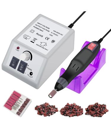 Professional Electric Nail Drill Machine Nails File Manicure Set Low Noise Vibration with 156pcs Sanding Bands for Acrylic Nail Drill Gel Art Remover Pedicure Tool Glazing Polisher Polishing Grinder - Buy Online on GoSupps.com