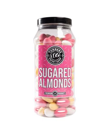 Sugared Almonds - 700g by Turners Sweet Shop Traditional Retro Gift Jar Classic Original Pick & Mix Sweets Quality Confectionary Fantastic Gifts for Him Her or Them