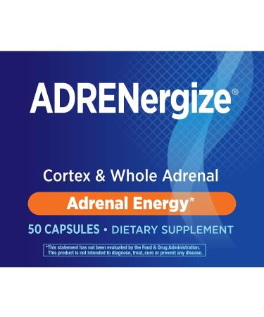 Enzymatic Therapy ADRENergize - Boost Adrenal Energy | 50 Capsules - Buy Online on GoSupps.com