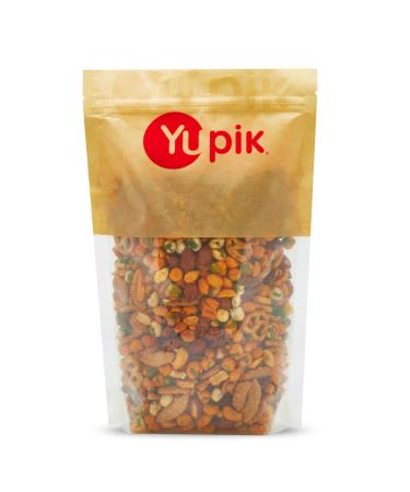 Yupik Sriracha Mix 1 kg Savory Crunchy Snack Spicy Blend BBQ Trail Mix Protein Snacks Cashews Wasabi Peas Pretzels Game Night & Party Snack 1 kg (Pack of 1)