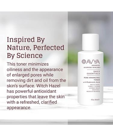 AVYA Pore Minimizing Toner (Travel Size - 1 fl oz) - Infused with Hyaluronic Acid Witch Hazel for Toning and Cleansing Licorice Root for Soothing and Redness Reduction 1 Fl Oz (Pack of 1) - Buy Online on GoSupps.com