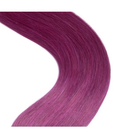 Violet Bonding Extensions - 100% Remy Real Hair 0.5g 50cm U-Tip Keratin Bonded Hair Extensions in Color #710 - Buy Online on GoSupps.com
