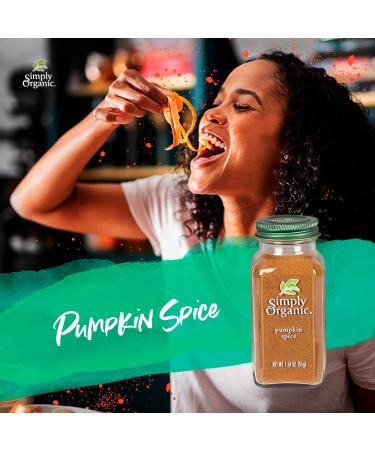 Simply Organic Pumpkin Spice | Certified Organic | 1.94 oz - Buy Online on GoSupps.com