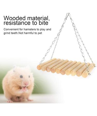 Swing Squirrels Swing Parrots-13 * 20cm Wooden Natural Stripe Round Log Parrots Hanging Swing for Chinchilla Squirrels - Buy Online on GoSupps.com